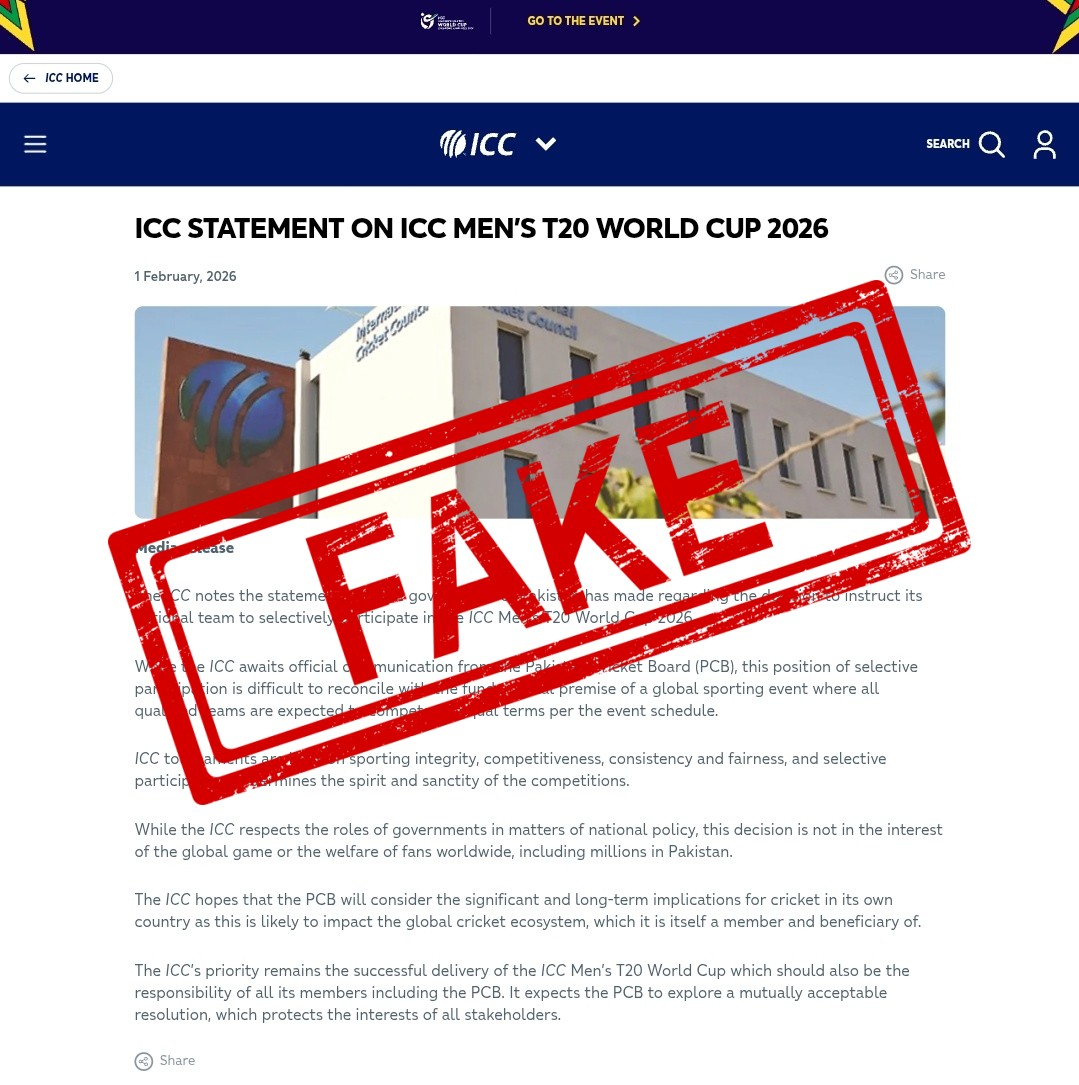 Fake Debunk: "This position of selective participation is difficult to reconcile with the fundamental premise of 