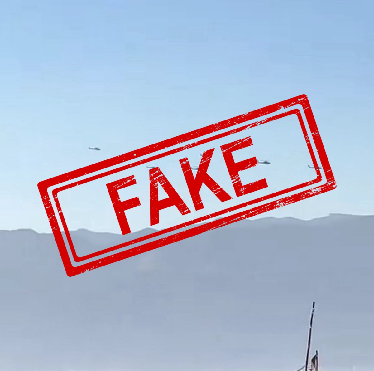 Fake Debunk: Pak Airforce called in to fight handful of Baloch rebels Pakistan Army cant do anything..