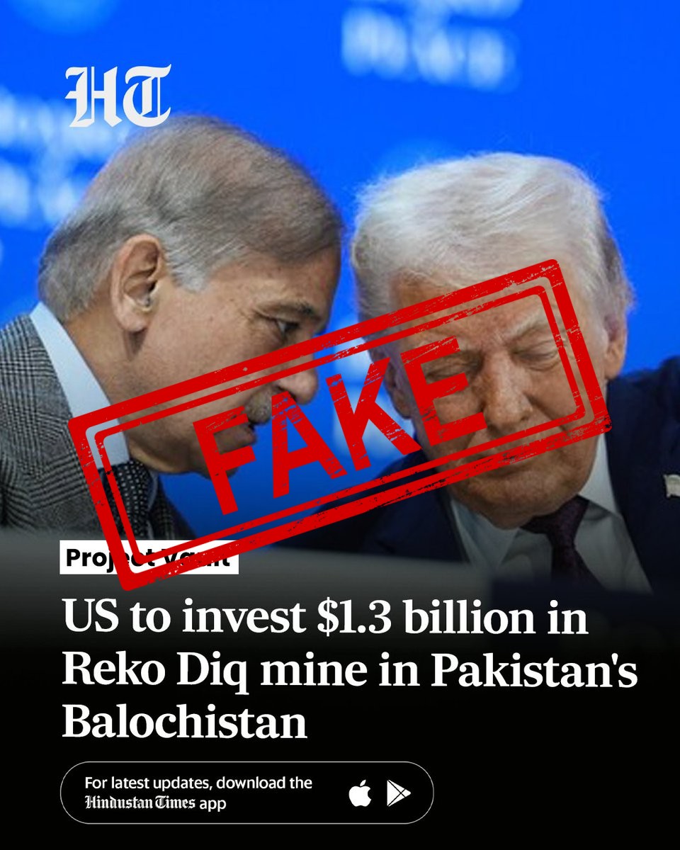 Fake Debunk: BIG PAKISTAN SELLING BALOCHISTAN TO US NOW The United States has announced it will be investing $1.3