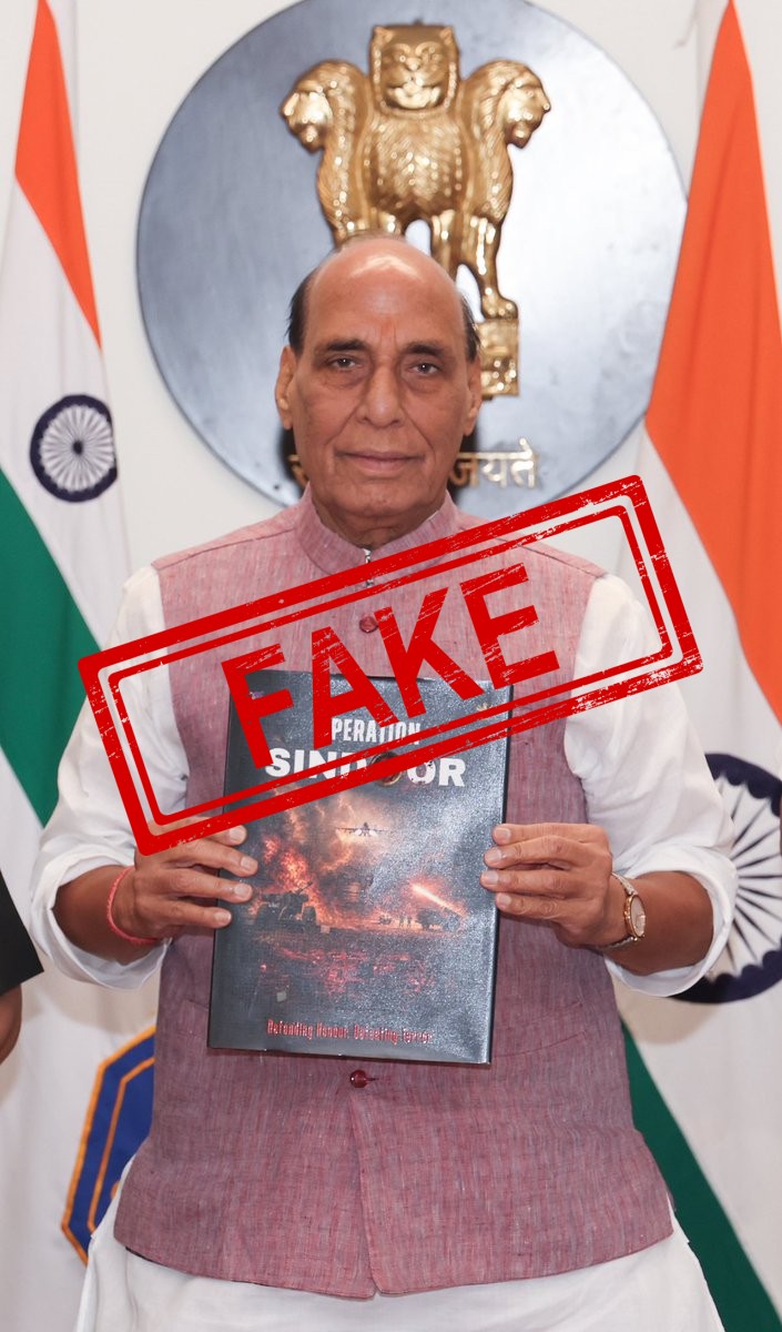 FACT CHECK: Fake News Alert - India’s Defence Minister Rajnath Singh: Operation Sindoor ...