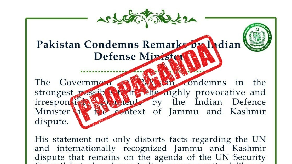 FACT CHECK: Fake News Alert - On expected lines, Pakistan miffed over remarks by Indian De...