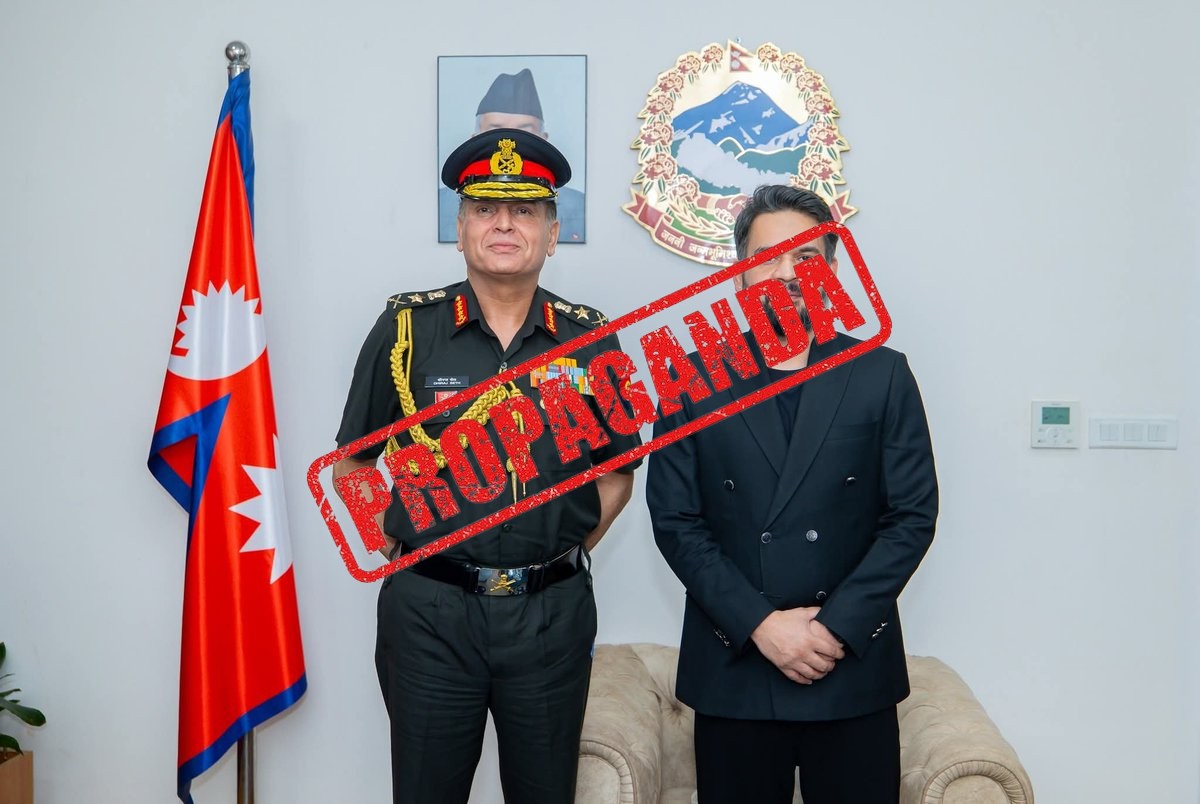 FACT CHECK: Fake News Alert - Kathmandu: Indian Army Chief General Dhiraj Seth meets Nepal...