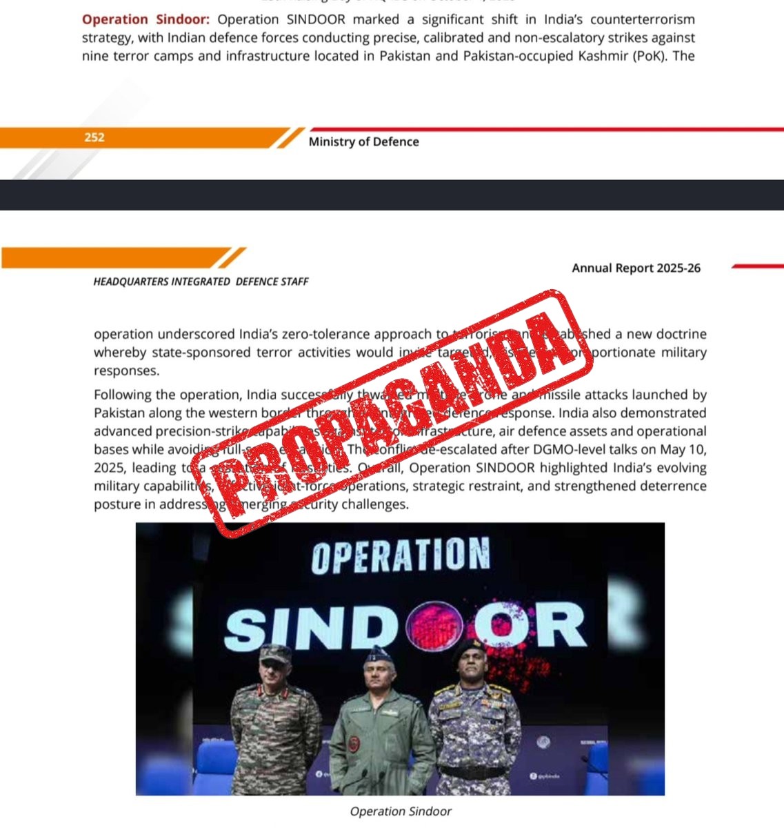 FACT CHECK: Fake News Alert - India successfully thwarted multiple drone and missile attac...