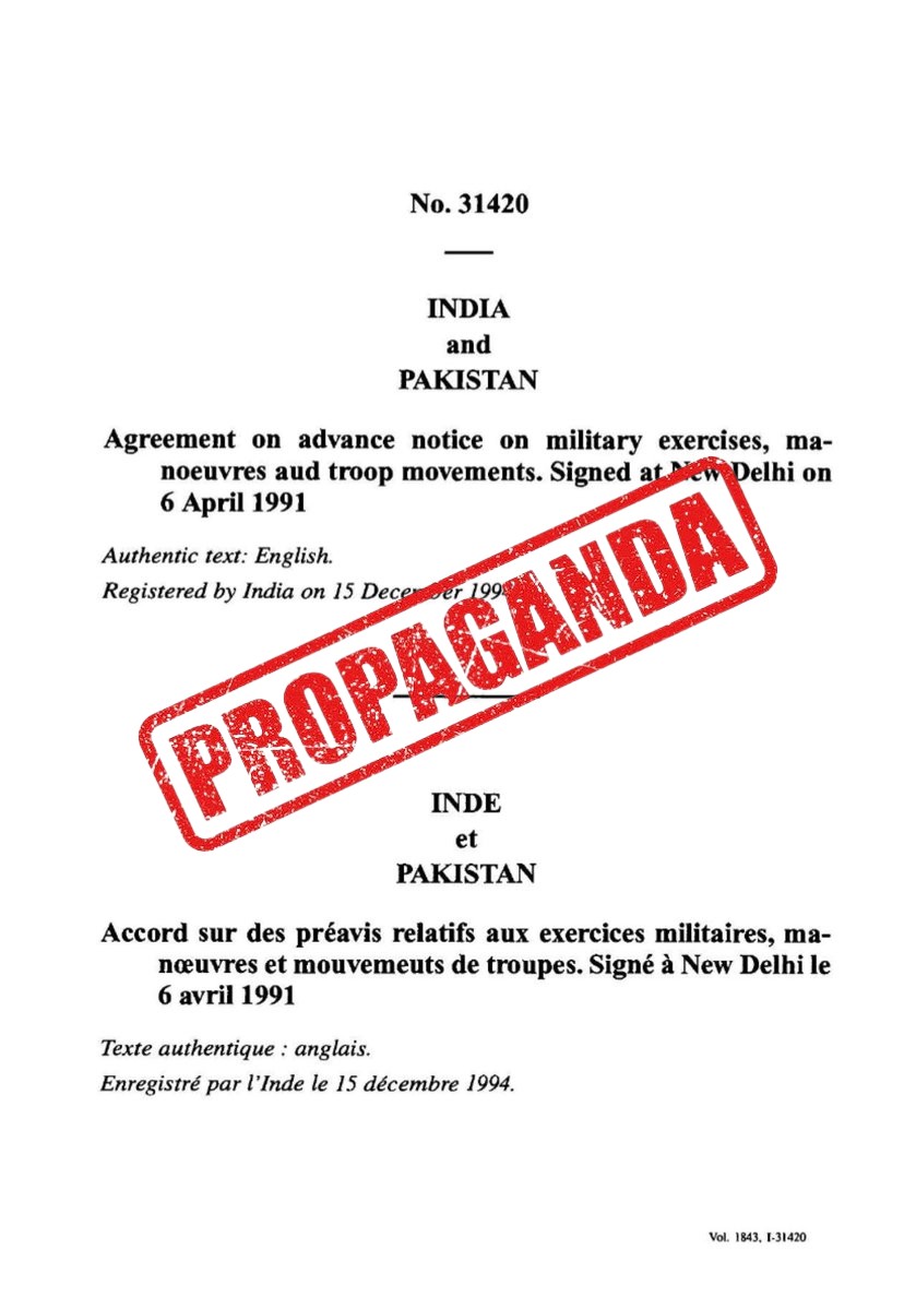 FACT CHECK: Fake News Alert - Full copy of agreement between India and Pakistan on Advance...