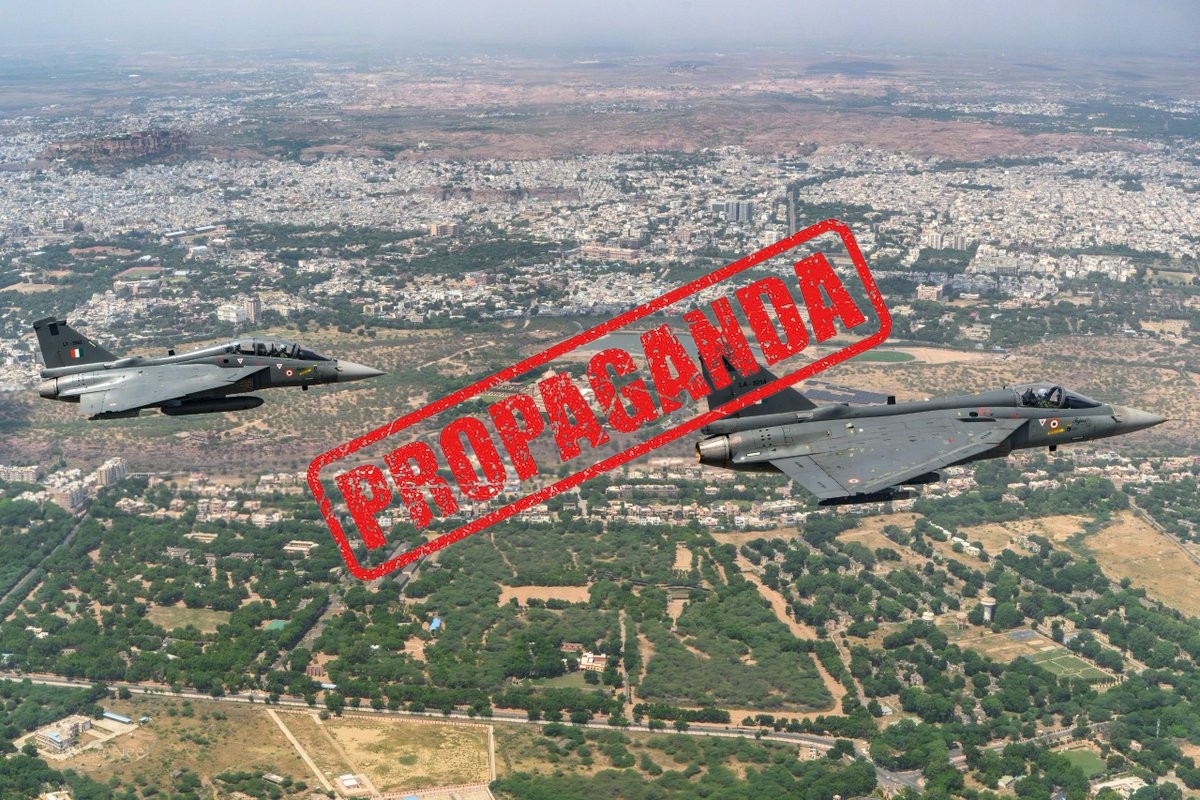 FACT CHECK: Fake News Alert - India’s Air Chief AP Singh leads Tejas formation, with Jap...