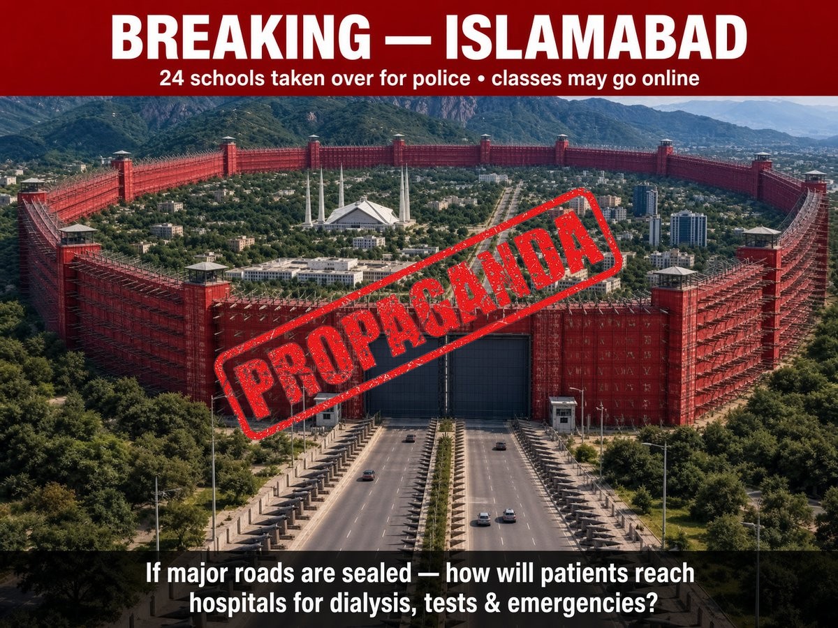 FACT CHECK: Fake News Alert - 🚨 BREAKING — ISLAMABAD

A source on the ground in Islam...