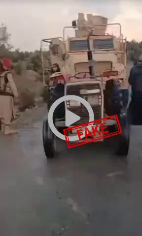 FACT CHECK: Fake News Alert - RT @ParaSF007: Video of a military vehicle captured by The t...