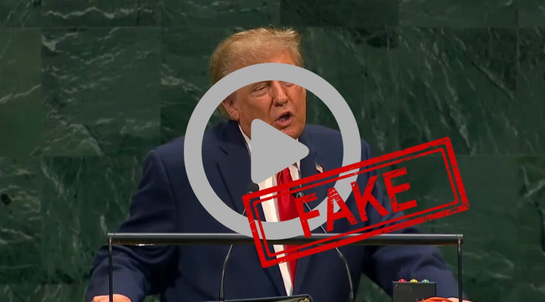 FACT CHECK: Fake News Alert - During UNGA address, Trump restates his commemts on resolvin...