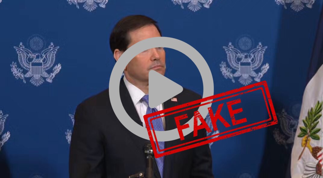 FACT CHECK: Fake News Alert - US Secy of state Marco Rubio says "intl system not in good s...