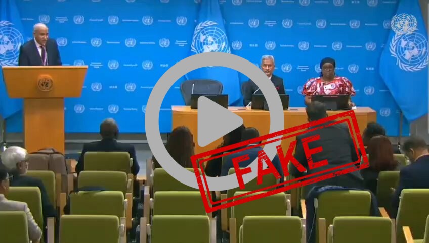 FACT CHECK: Fake News Alert - A Pakistani reporter tries to disrupt EAM Jaishankar's press...