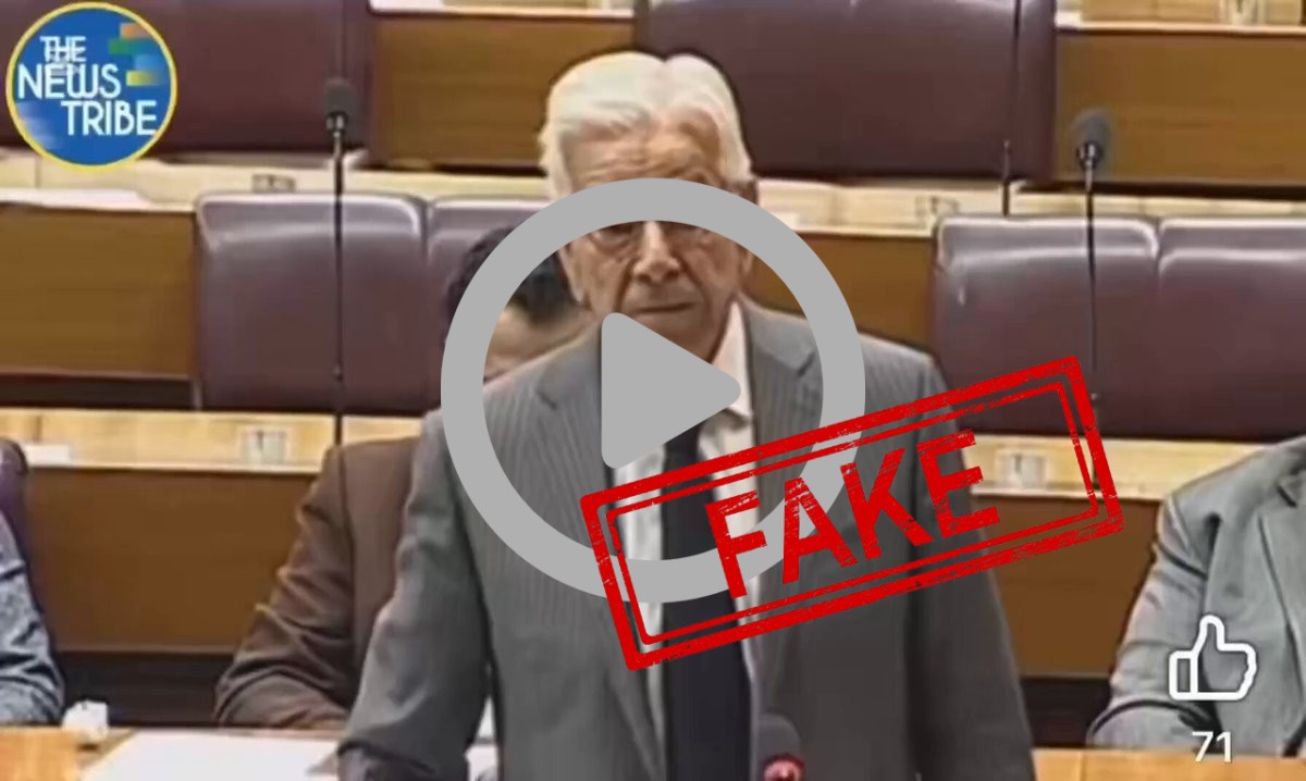 Fake Debunk: Pakistan defence minister crying that Balochis have rifles worth 20 lakhs with laser scopes which ev
